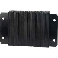 Butoirs de quai lamell&eacute;s, Horizontal, Caoutchouc, 18" la x 4" p x 12" h Kelford