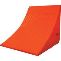 70 Ton Large Equipment Wheel Chock, Urethane, Orange Kelford