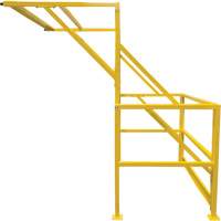 Mezzanine Safety Gate, 70" L x 77" H, 78" Raised, Yellow Kelford