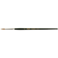Pinceau d'artiste, Largeur de la brosse de 1/8", Martre rouge, Manche &agrave; Bois Kelford