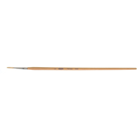 Pinceau de forme ronde en soies blanches pures pour marquage, Largeur de la brosse de 9/64", Soie blanche, Manche &agrave; Bois Kelford