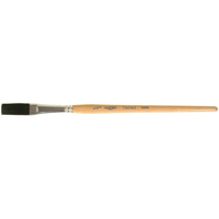 One Stroke Paint Brush, 1/2" Brush Width, Ox Hair, Wood Handle Kelford