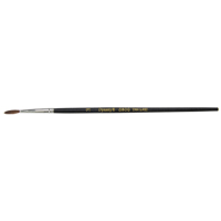 Black Pointed Bristle Artist Brush, 2.1 mm Brush Width, Camel Hair, Wood Handle Kelford