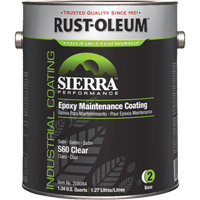 Sierra S60 Water-Based Epoxy Maintenance Coating Part 2 Base, Gallon, Clear Kelford