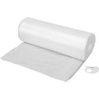 Toile de protection, 400' lo x 9' la, Plastique Kelford