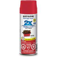 Painter's Touch&reg; Ultra Cover Paint, Apple Red, Satin, Aerosol Can Kelford