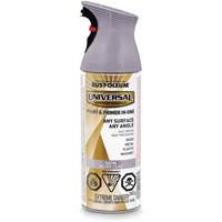 Universal&reg; Enamel Paint & Primer In One, Silver Lilac Purple, Satin, Aerosol Can Kelford