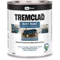 Tremclad&reg; Water-Based Rust Paint, 946 ml, Can, Black Kelford
