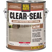 Seal-Krete<sup>®</sup> Protective Sealer, 3.78 L, Urethane-Based, Satin, Clear KR407 | Kelford