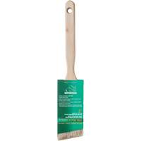 Brosse de pouce &agrave; angle One Coat, Soie blanche, Manche Bois, Largeur de 2" Kelford
