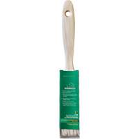 Pinceau pour murs et moulures One Coat, Soie blanche, Manche Bois, Largeur de 1" Kelford