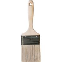 Pinceau pour murs et moulures One Coat, Soie blanche, Manche Bois, Largeur de 3" Kelford