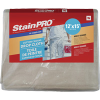 StainPro™ Drop Sheet, 15' L x 12' W, Cloth KR704 | Kelford