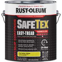 SafeTex&reg; Easy-Tread Acrylic Coating, 1 gal., Water-Based, Flat/Textured, Yellow Kelford