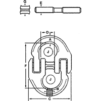 Alloy Connecting Links Kelford
