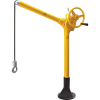 Tall Industrial Lifting Device with Bolt-Down Base, 500 lbs. (0.25 tons) Capacity Kelford