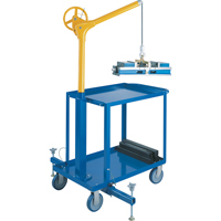 Tall Industrial Lifting Device with Mobile Cart, 500 lbs. (0.25 tons) Capacity Kelford