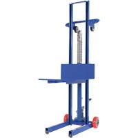 Gerbeur hydraulique &agrave; plateforme, M&eacute;canisme Pompe au pied, Capacit&eacute; de 400 lb, Levage max de 51-1/8" Kelford