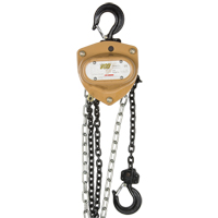 Heavy-Duty Gold Series Chain Hoist, 10' Lift, 1000 lbs. (0.5 tons) Capacity, Alloy Steel Chain Kelford