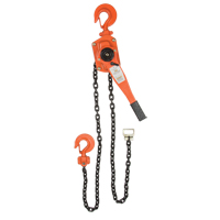 Lever Chain Hoist, 5' Lift, 6000 lbs. (3 tons) Capacity, Alloy Steel Chain Kelford