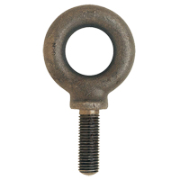 Eye Bolt, 54 mm Dia., 38 mm L, Uncoated Natural Finish, 2266 lbs. (1.133 tons) Capacity Kelford