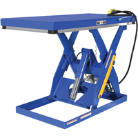Hydraulic Scissor Lift Table, Steel, 60" L x 30" W, 3000 lbs. Cap. LV465 | Kelford