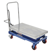 Pneumatic Hydraulic Scissor Lift Table, Steel, 35-1/2" L x 20" W, 800 lbs. Cap. LV478 | Kelford