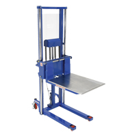 Hefti-Lift Load Stacker, Foot Pump Operated, 1500 lbs. Capacity, 63" Max Lift Kelford