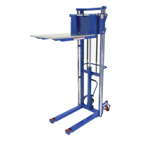 Hefti-Lift Load Stacker, Foot Pump Operated, 1500 lbs. Capacity, 63" Max Lift Kelford