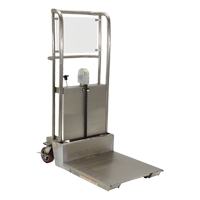 Hefti-Lift Load Stacker, Foot Pump Operated, 450 lbs. Capacity, 45-5/8" Max Lift Kelford