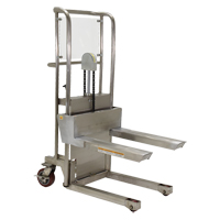 Hefti-Lift Load Stacker, Foot Pump Operated, 450 lbs. Capacity, 45-5/8" Max Lift Kelford