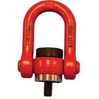 VQ Swivel Hoist Lifting Ring, M8, 12 mm Thread Length, Alloy Steel LW505 | Kelford