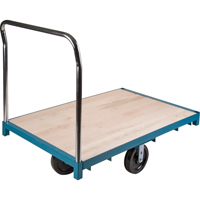 Heavy-Duty Platform Truck, 48" L x 24" W, 2500 lbs. Capacity, Nylon Casters Kelford