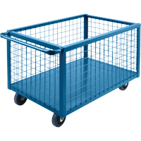 Caisson en treillis m&eacute;tallique, Acier, 63" lo x 24" la x 31,5" h, Volume 20 pi³, Capacit&eacute; 1200 lb Kelford