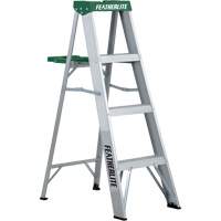Commercial Duty Stepladders (2400 Series), 4', Aluminum, 225 lbs. Capacity, Type 2 Kelford