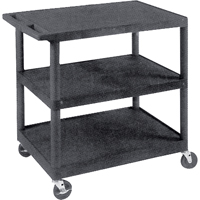 Chariot utilitaire, 3 tiers, 18" x 34" x 24", Capacit&eacute; 400 lb Kelford