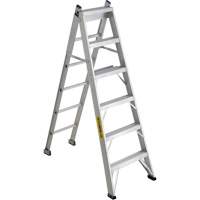 2700 Series Industrial Duty Multi-Way Ladders, 6', Aluminum, 250 lbs. Cap., ANSI 1, CSA 1 Kelford