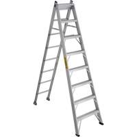 2700 Series Industrial Duty Multi-Way Ladders, 8', Aluminum, 250 lbs. Cap., ANSI 1, CSA 1 Kelford