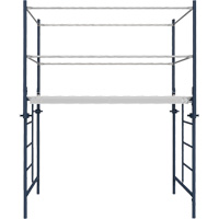 Accessoires pour &eacute;chafaudage - Poteau de garde-corps a/support, Poteau de garde-corps, 6" la x 56" h Kelford