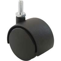 Twin Wheel Caster (300/400 Series), Swivel, 2" (51 mm) Dia., 75 lbs. (34 kg.) Capacity Kelford