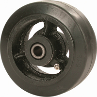 Mold-on Rubber Wheel, 4" (102 mm) Dia. x 1-1/2" (38 mm) W, 350 lbs. (158 kg.) Capacity MG553 | Kelford