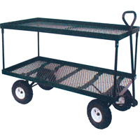 Double Deck Wagon, 24" W x 48" L, 600 lbs. Capacity MH239 | Kelford