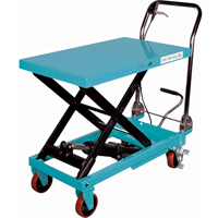 Heavy-Duty Hydraulic Scissor Lift Table, 32" L x 19-3/4" W, Steel, 1100 lbs. Capacity MJ521 | Kelford