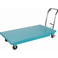 Heavy-Duty Hydraulic Scissor Lift Table, 63" L x 31-7/8" W, Steel, 1100 lbs. Capacity MJ522 | Kelford