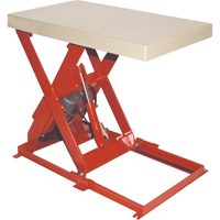 Scissor Lift Table, Steel, 36" L x 20" W, 1100 lbs. Capacity MK811 | Kelford