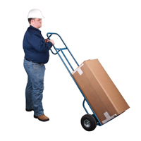 Diable haut de luxe, Prise En P, Acier, Hauteur de 72", Capacit&eacute; 700 lb Kelford