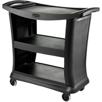 Executive Service Cart, 3 Tiers, 20" x 38" x 39", 300 lbs. Capacity Kelford