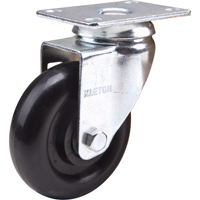 Roulette, Pivotant, 4" (101,6 mm), Polyol&eacute;fine, 250 lb (113 kg) Kelford