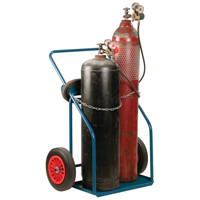 Chariots pour bouteilles de gaz, Roues Caoutchouc, Base de , 1000 lb Kelford