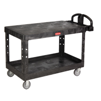 Flat Shelf Heavy Duty Utility Cart - 4545-00, 2 Tiers, 25-1/4" x 36" x 54", 750 lbs. Capacity ML460 | Kelford